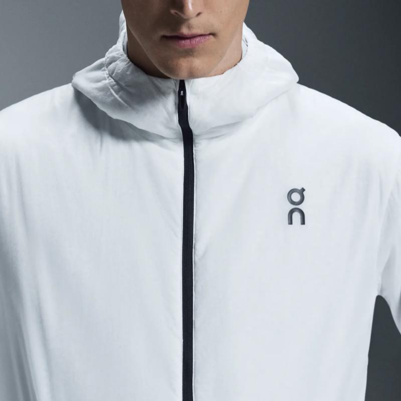 On Trek Outdoor Warm Hooded Jacket Men Jacket White 1ME30170069