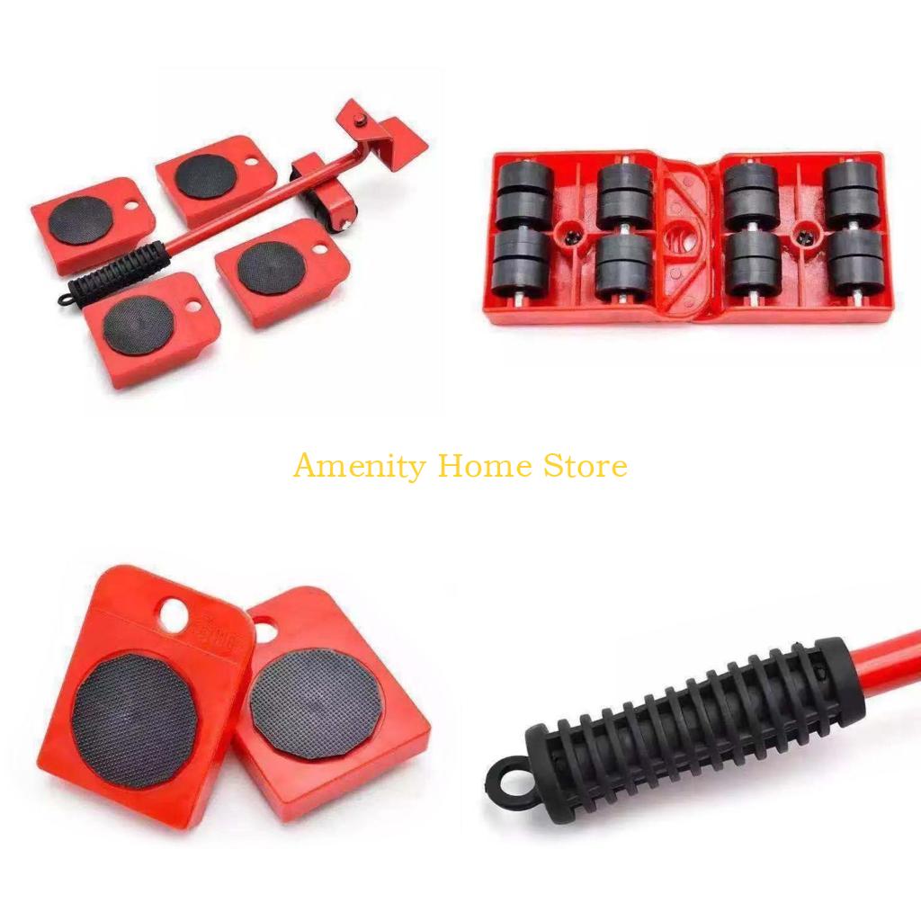F26C Furniture-Mover Lifter Kit Heavy Duty Furniture Lifter Mover-Slider Move-Roller with 360 Degree Rotatable Pad for Sofa
