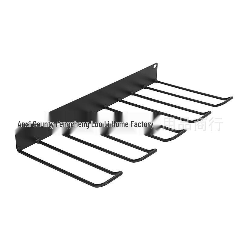 Wrought Iron Wall-Mounted Tool Rack for Drills and Screwdrivers