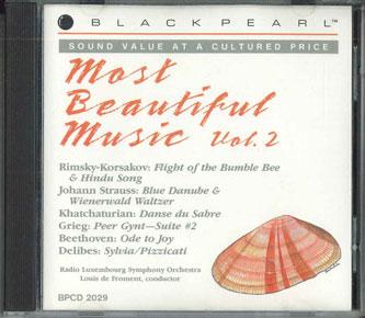 

CD LOUIS DE FROMENT - Beautiful Music Vol.2 BPCD2029 BLACK PEARL Japan Classical Used