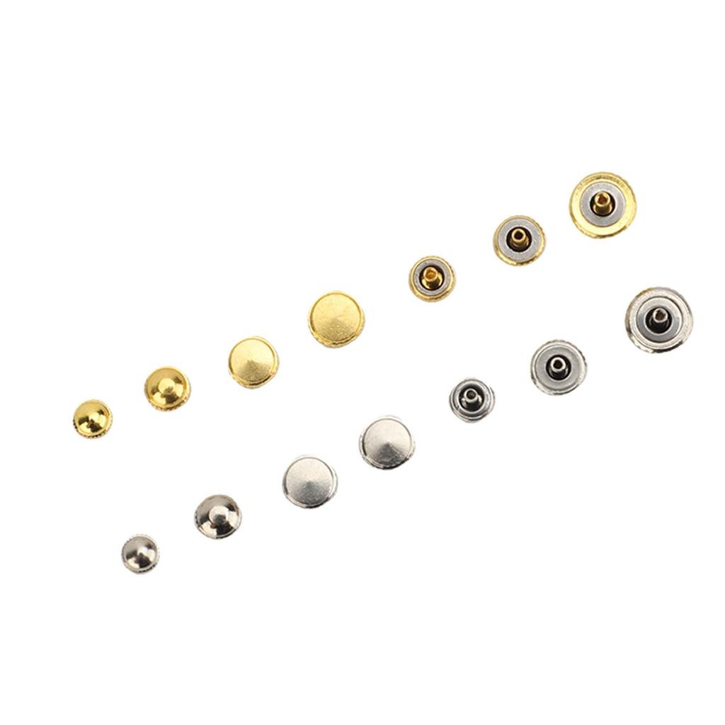300pcs Stainless Steel Watch Crown Set Replacement Parts Watch Crown for Professional Watchmaker Watch Repairers