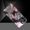 Luksusowe Modne Szklane Etui na Telefon z Wzorem Motyla Dla iPhone 17 16 15 14 Pro Max 13 12 11 16E 17Air 7 8 Plus XS X Pokrowiec
