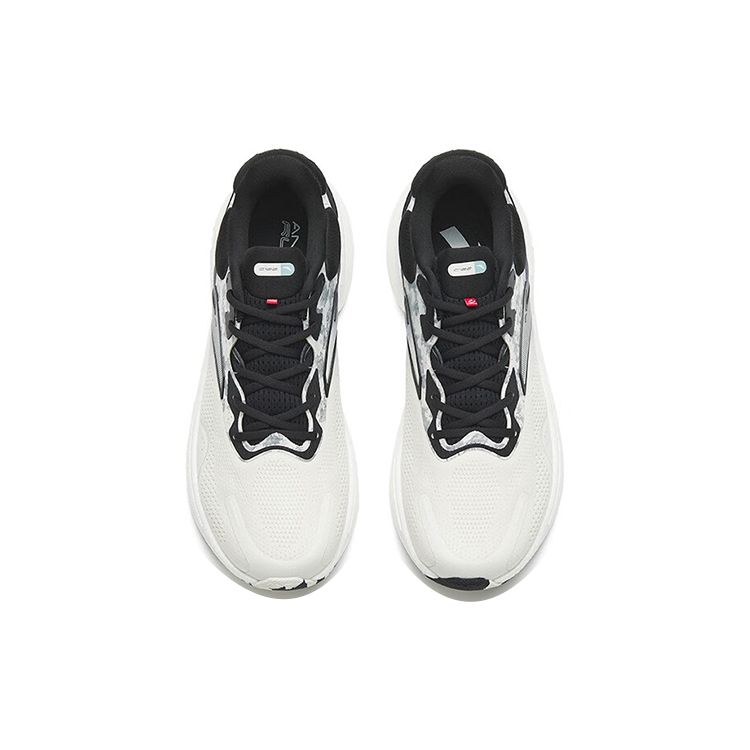 Anta C100 Fortgeschrittenes Training Stoßdämpfung Rutschfest Abriebfest Low-Top Laufschuhe Herren Sneakers Weiß Schwarz 112245586-4