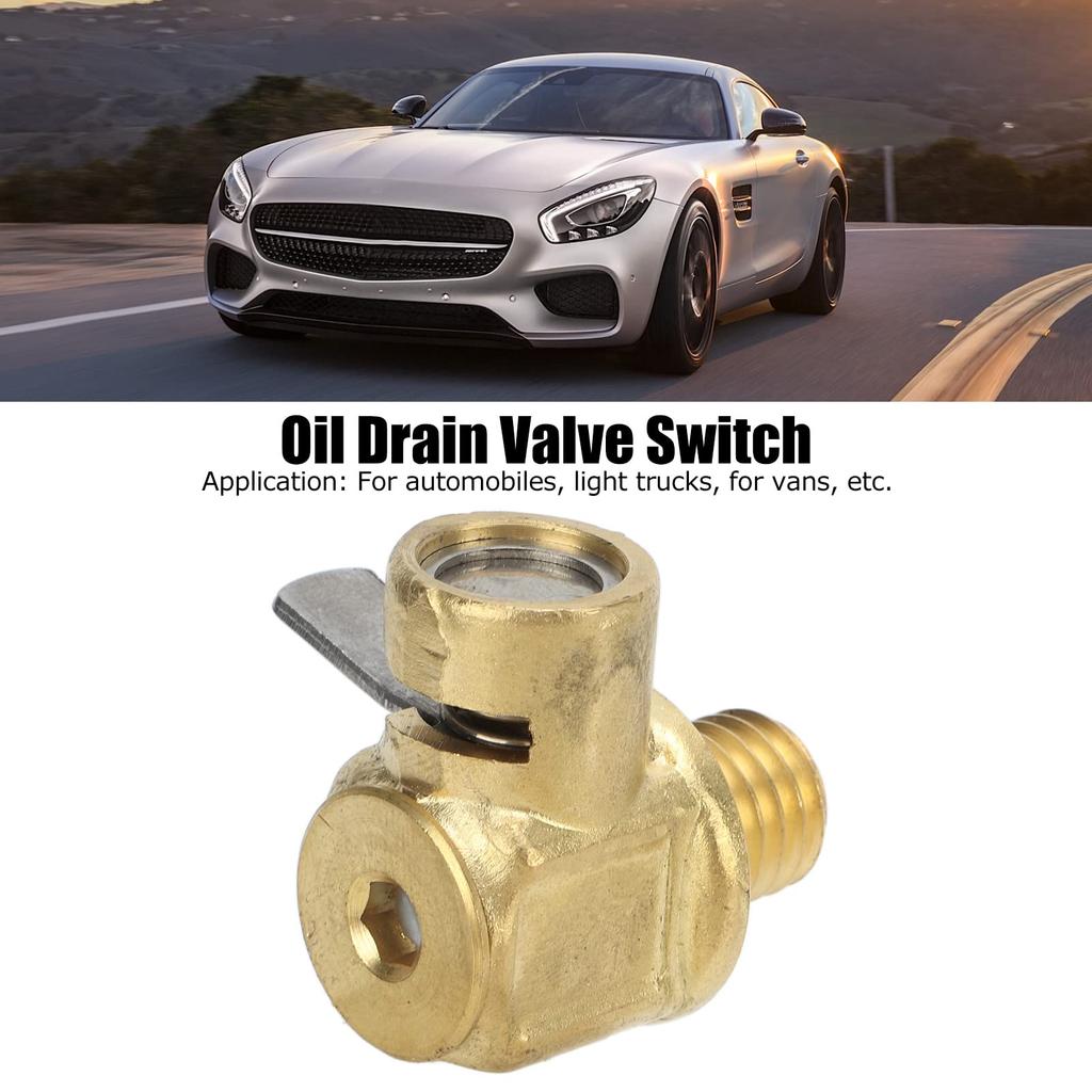 Drain Valve, M12‑1.75 LC ‑10 Lever Clamp, Fast Drain Valve for Automobile, Light Truck
