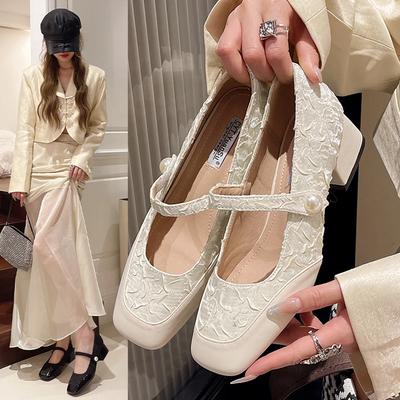 New Spring Summer Flat Ballet Shoes Women Pumps Retro Satin Mary Jane Shoes Ladies Fashion Shallow Casual Shoes Zapatos