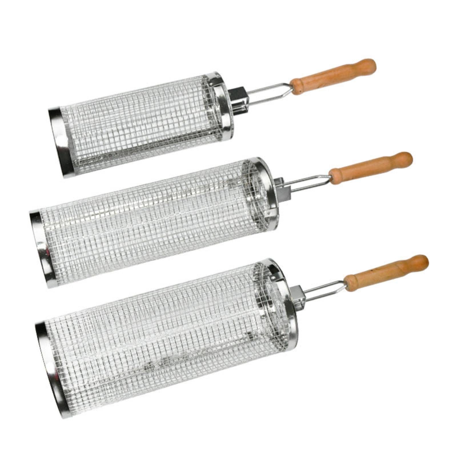Stainless Steel BBQ Grate Outdoor Round BBQ Grill Mesh Camping Picnic Cookware