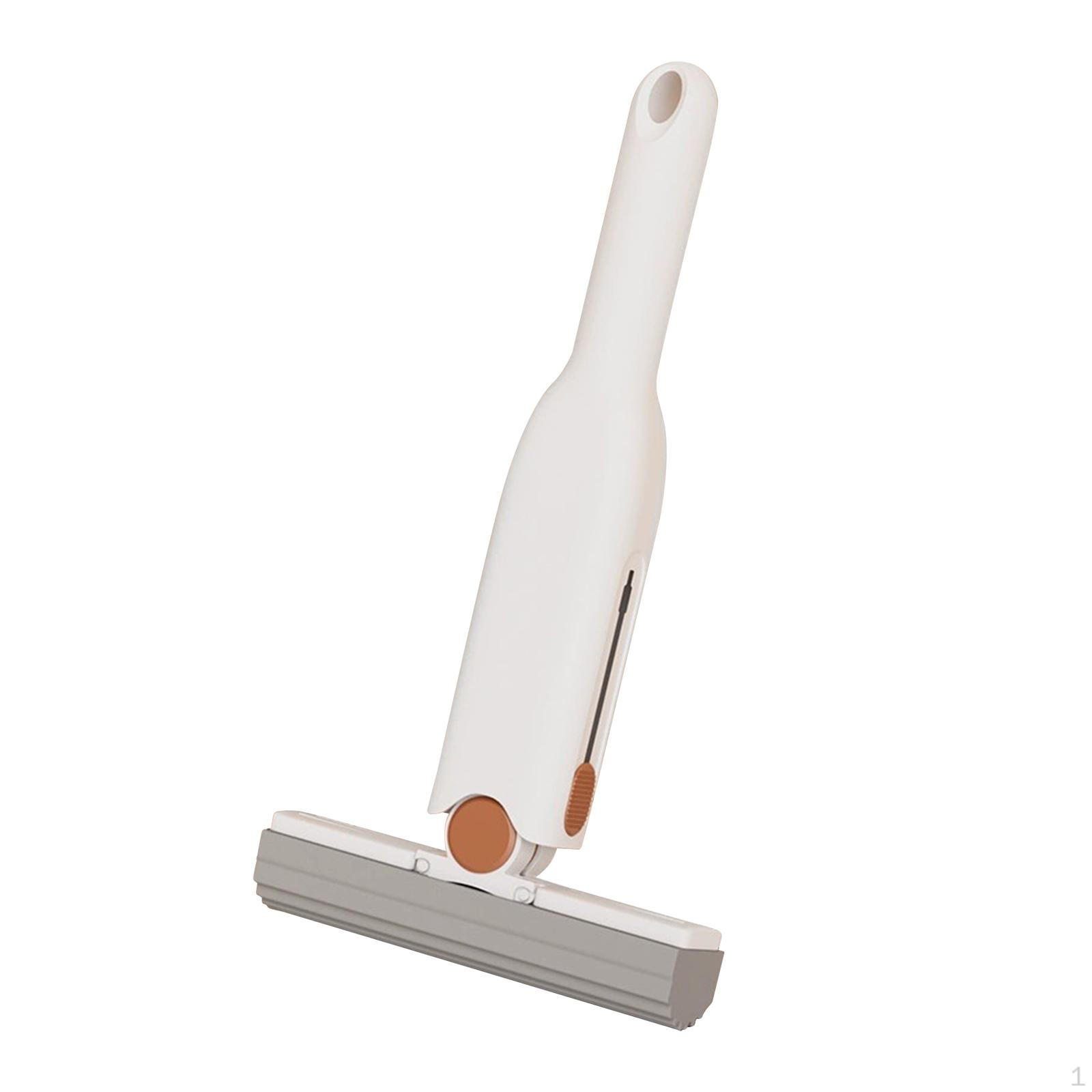 

Compact Handheld Mop for Home and Car Cleaning white