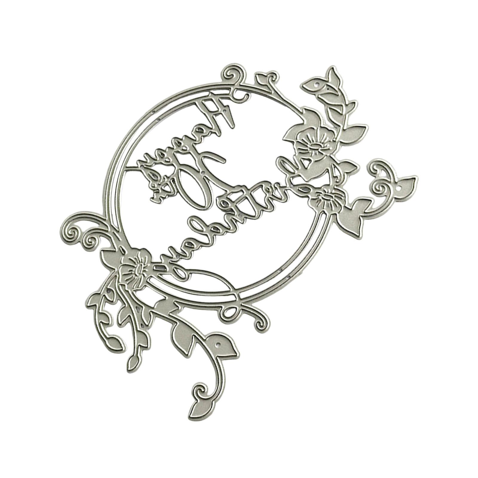 

Счастливого 20-летия Металлические вырубки Углеродистая сталь Вырубные ножи Тисненые трафареты для открыток Фото Скрапбукинг Украшения