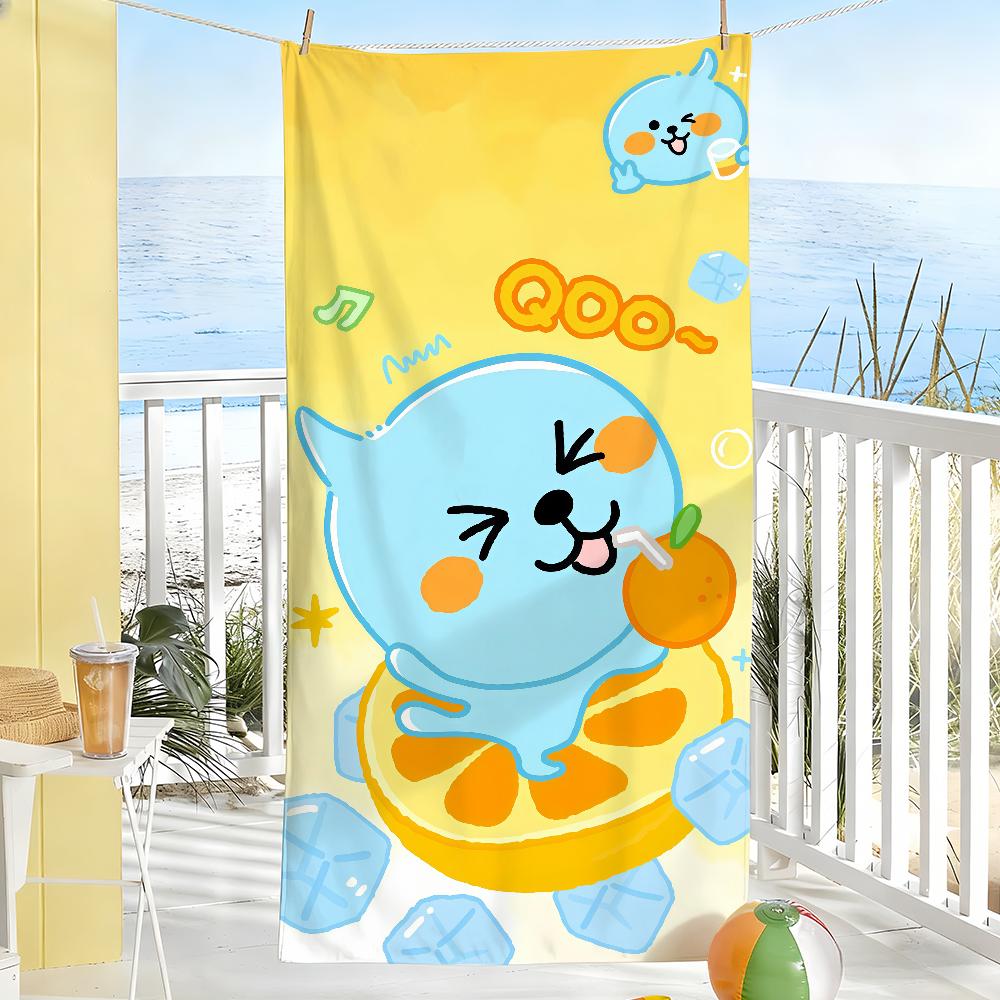 Cute Q-Qoos Towel Drying Bath Towel Applicable To Light Swimming Camping Yoga Beach Out