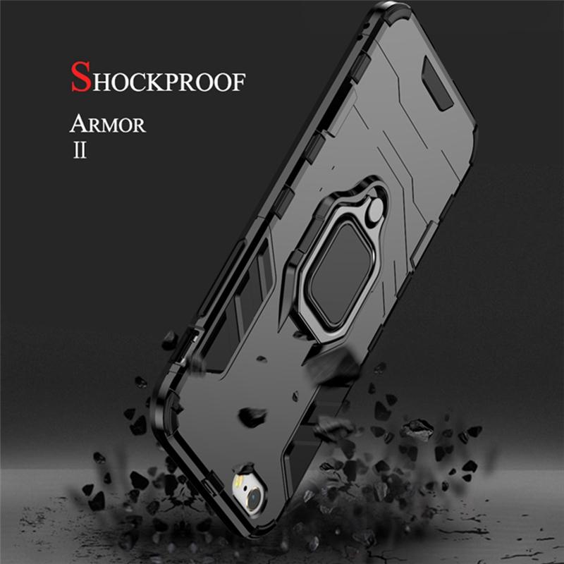 Cool Armor Ring Case For iPhone 11 Pro Max Shockproof Phone Cases for Apple iPhone 11 SE 2020 Xs Max 5 6S 7 8 Plus XR Back Cover Shell