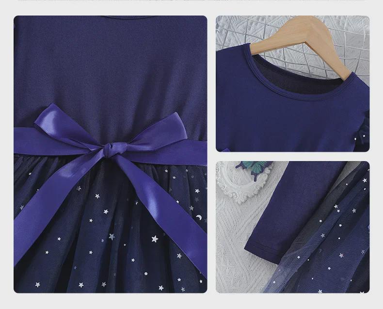 2025 Autumn/Winter New Girls' Sequin Princess Dress