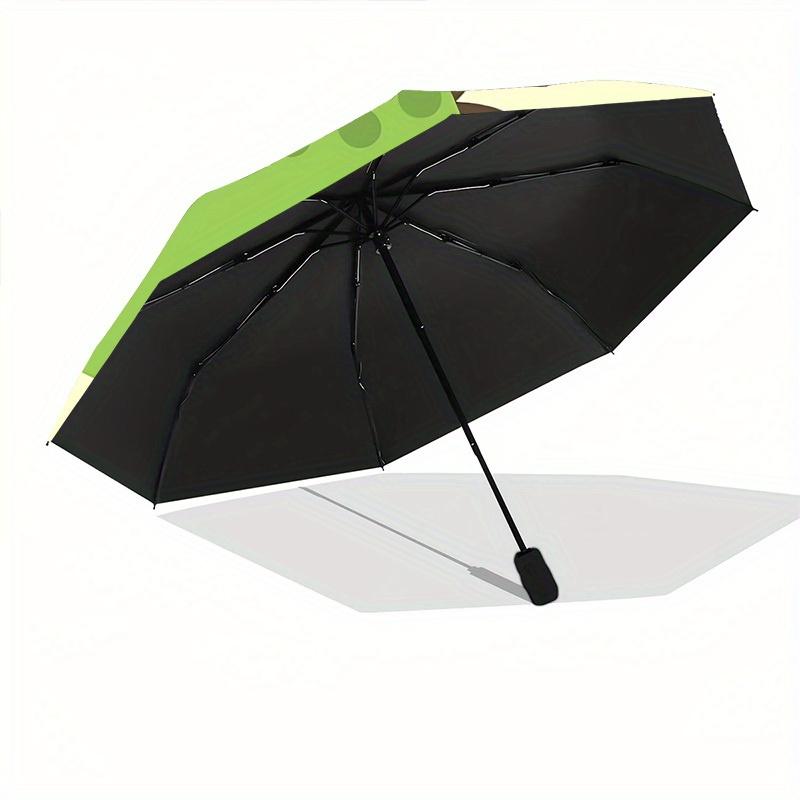 1pc Dinosaur, Green Automatic Open/close Folding Umbrella, Compact Portable Travel Umbrella, Perfect Birthday/Christmas, Cute Umbrella, Dura