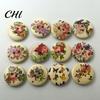 DIY 50Pcs Buttons Eco-friendly Vintage Wear Painted Resistant Sewing for Indoor