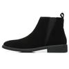 Fashion Fashion Chelsea Boots Men Pointed Comfortable ZIP Dress Boots Men Slip On Cheap 2024 New Men's Suede Shoes Zapatos Hombre Casual
