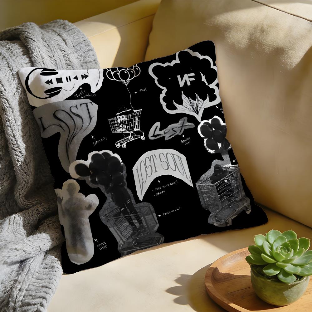 Cushion Cover Washed Linen Soft Breathable Decorative Case for Sofa Home Pillow Cover NF NNathan John FFeuerstein Rapper