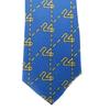 Used HERMES Tie 24 Overall Handle Silk Blue Gold Suit