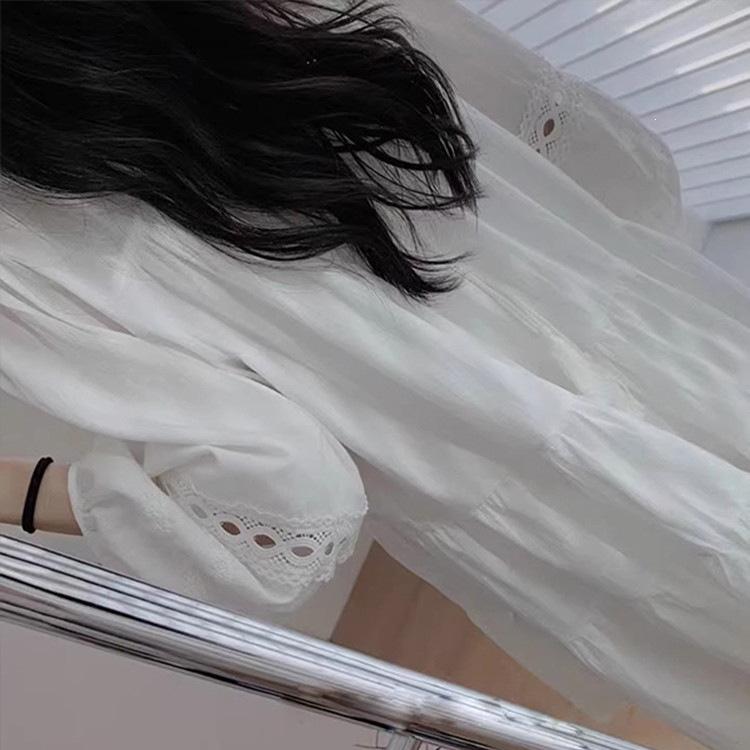 French White Shirt Dress Women's 2026 New Spring Small Man Is Very Good-looking Xinjiang Yunnan Travel Wear
