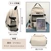 HeiDiga Large Capacity Lightweight and Perfect for and Korean Ideal for High School Girls and Popular and Includes Laptop Multiple and Large Mesh