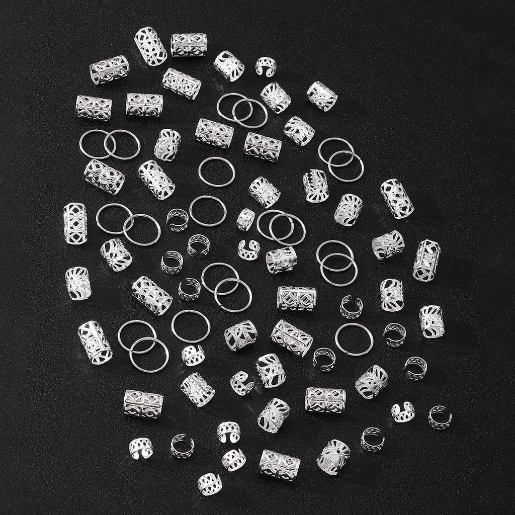 Pcs Europe and America TEA SHEIN Popular DIY Wig Dreadlocks Jewelry Accessories Hollow Braids Hair Extension Ring Buckle