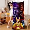 New FNAF Movie Game Anime Beach Swimming Towel Soft Absorbent Washcloth Children's Gifts for Kids Travel Camping Gym