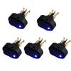 5x 12V 30Amp 30A Heavy Duty Blue LED OFF/ON Rocker Toggle Switch Car Boat