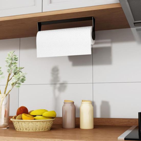 Tissue Holder under Cabinet Stainless Steel Kitchen Bathroom Rack