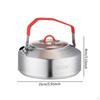 Camping Kettle Camp Tea Coffee Pot Campfire with Handles Hiking for
