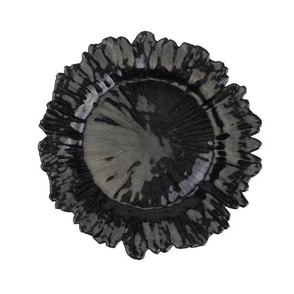 Reusable Charger Plates Reef Design Reef Chargers Decorative Round Reef Chargers  Party Event