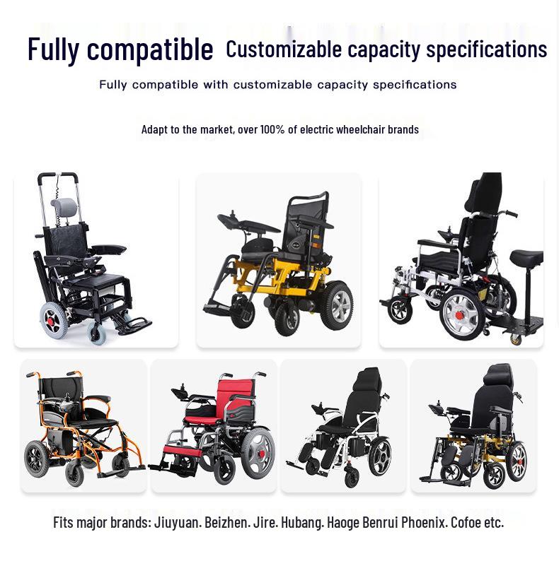 24V Electric Mobility Scooter Lithium Battery for Elderly - Compatible with Beizhen, Jiuyuan, Hao Ge, and Ji Rui Models