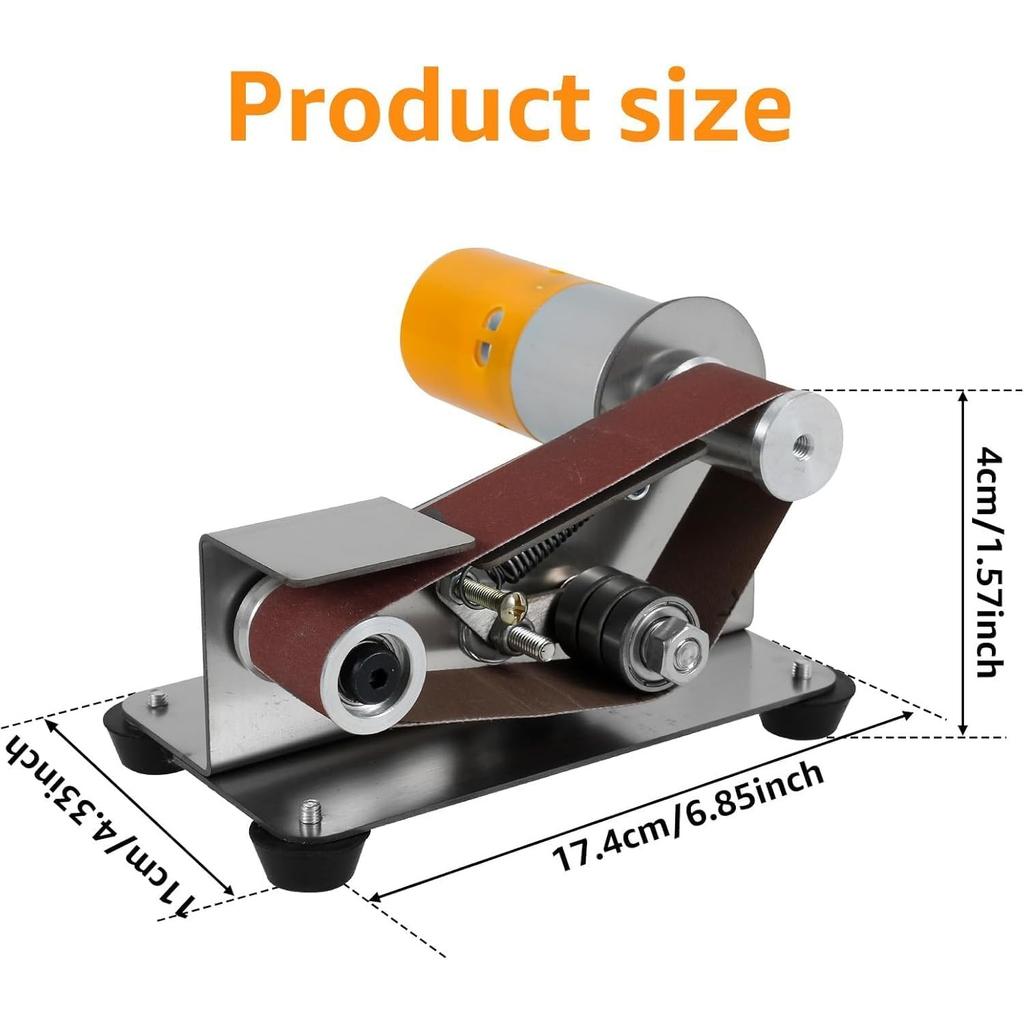Mini Belt Sander Electric Knife Sharpener, 7-speed Adjustable Bench Grinder, Low Noise Polisher For Metal Jewelry, Efficient Grinding Sharpening Tool