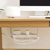 Strong Hanging Socket Storage Rack Wire Cord Power Strip Organizer Shelf Under Desk Cable Management Tray Adhesive