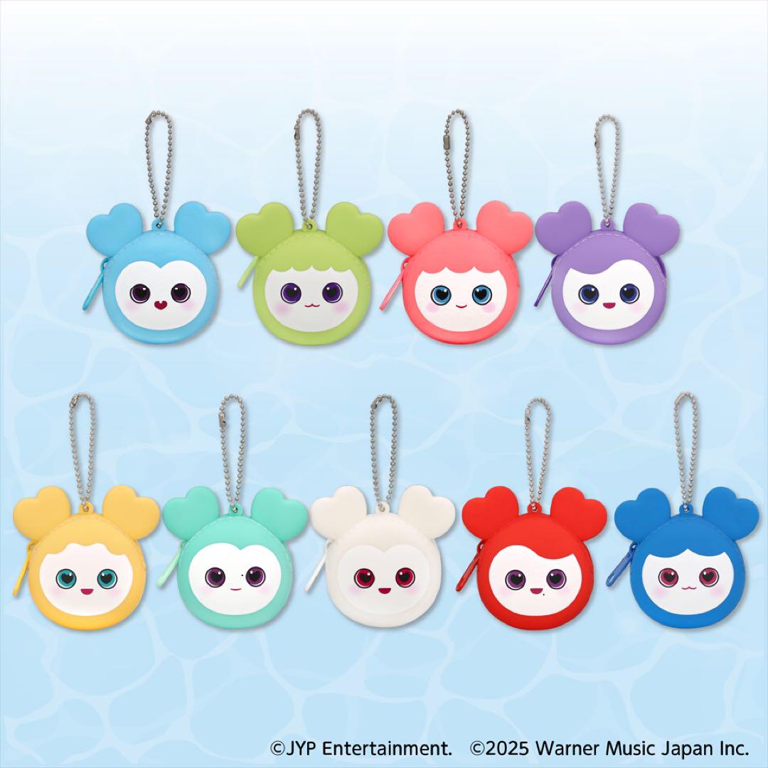 

[USED] TWICE LOVERYS Silicone Mini Wallet Complete Set (Gigo Exclusive)