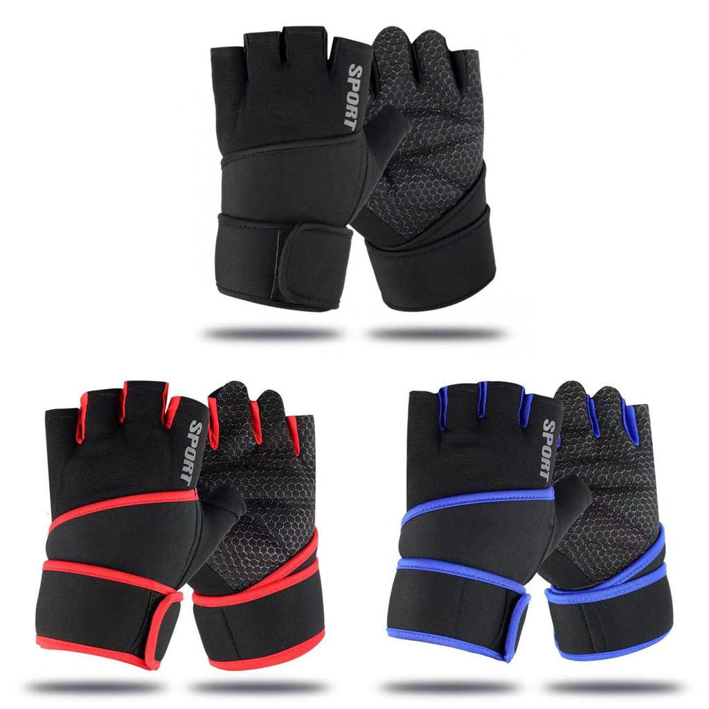 Fitness Gloves Men Women Silicone Nonslip Workout Hand Protection For Gym And Cycling