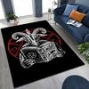 Dark Baphomet Grimoire Pentagram Patterned Rug Durable Stainresistant Easyclean Carpet For Bathroom Kitchen Home Decor Valentine'S Day Gift