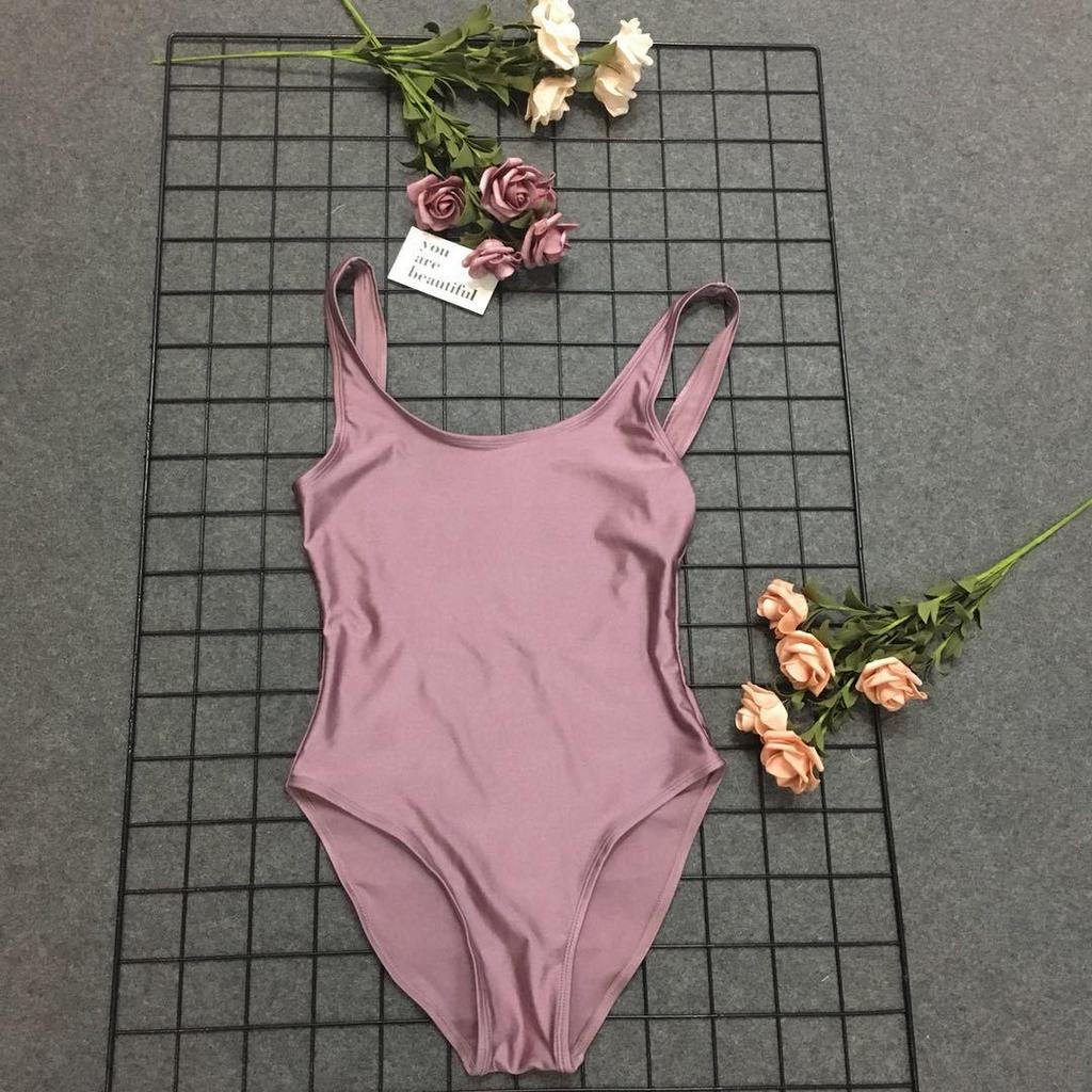 Gold Letter 'Team Bride' Backless One-Piece Swimsuit