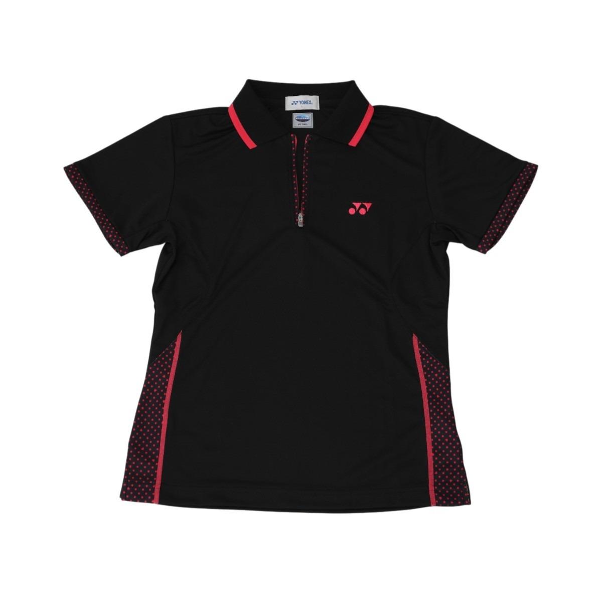 

Тонкая удлиненная футболка-поло Yonex полиэстер черный Женская 20259 Б/У