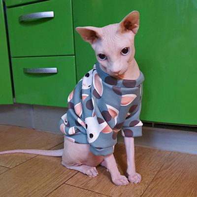 Winter Sphynx Katze Kleidung Warmer Fleece Katzen Hoodie Mantel für Welpen Haustier Kleidung Niedliche Kleine Hunde Bekleidung Nacktkatze Shirt Pullover