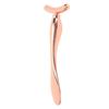 Eye Cream Applicator Rose Gold T Shape Scoop Dual Head Promote Absorption Reduce Edema Eye Cream Massage Wand Stick