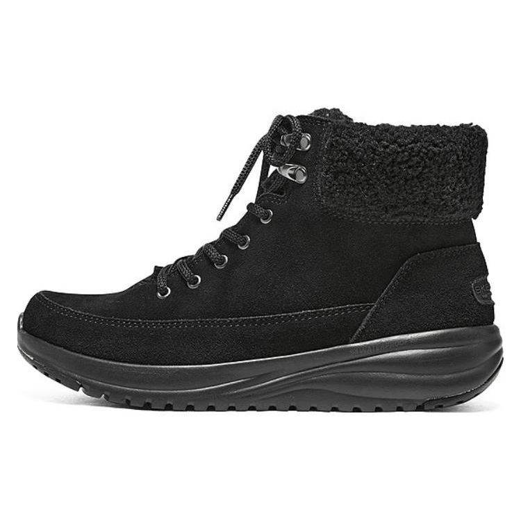 Skechers On The Go Stellar Warm Durable Casual Short Snow Boots Women boots Black 144770-BBK 35
