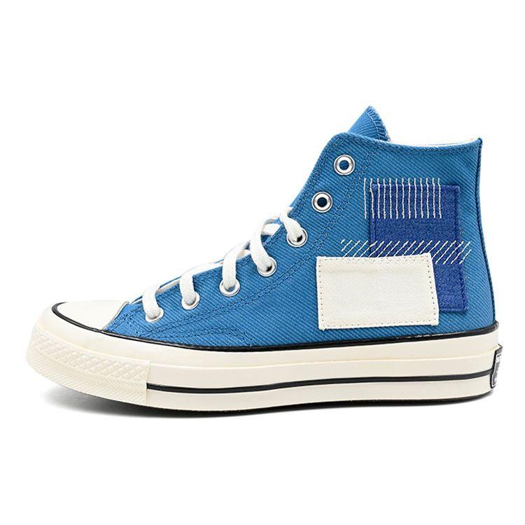 Converse Chuck 70 Classic Trend Durable High-Top Canvas Shoes Unisex Sneakers Retro-Blue A00733C