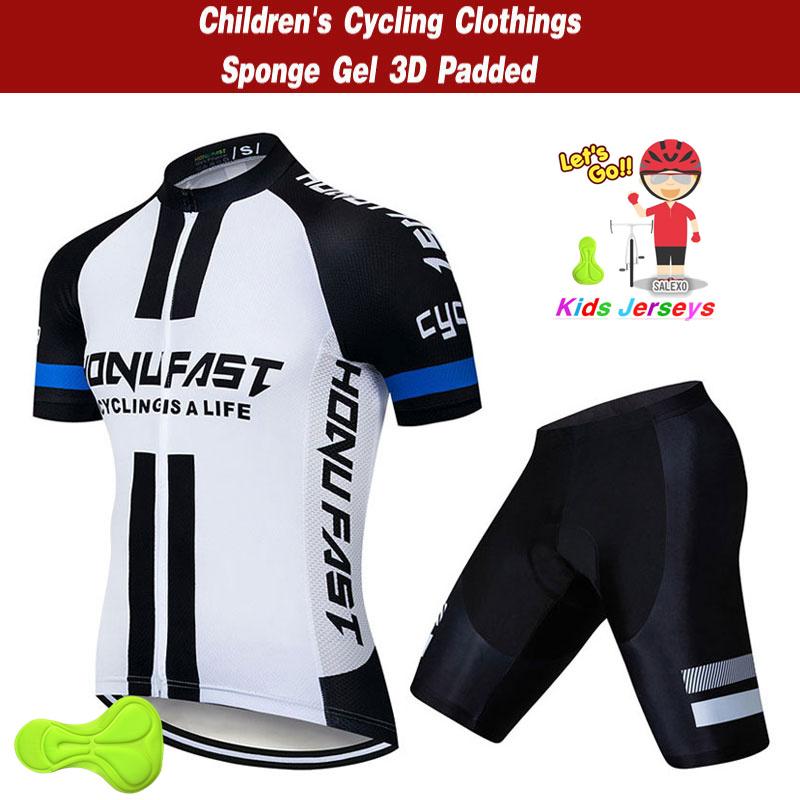 Kids Cycling Jersey with Shorts Sets  Children Bike Clothing Ropa Ciclismo Boys Cycling Clothing Sports Suit 2026 Summer Breathable Cycling Suit Set