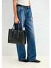 David Jones women's classic black trunk bag