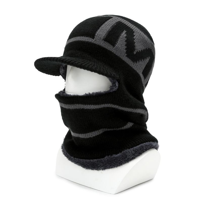 

Winter Hat Skullies Beanies Hats Warm Beanies For Men Women Wool Scarf Caps Balaclava Mask Gorras Bonnet Cycling Knitted Hat Free Size(58-60cm)