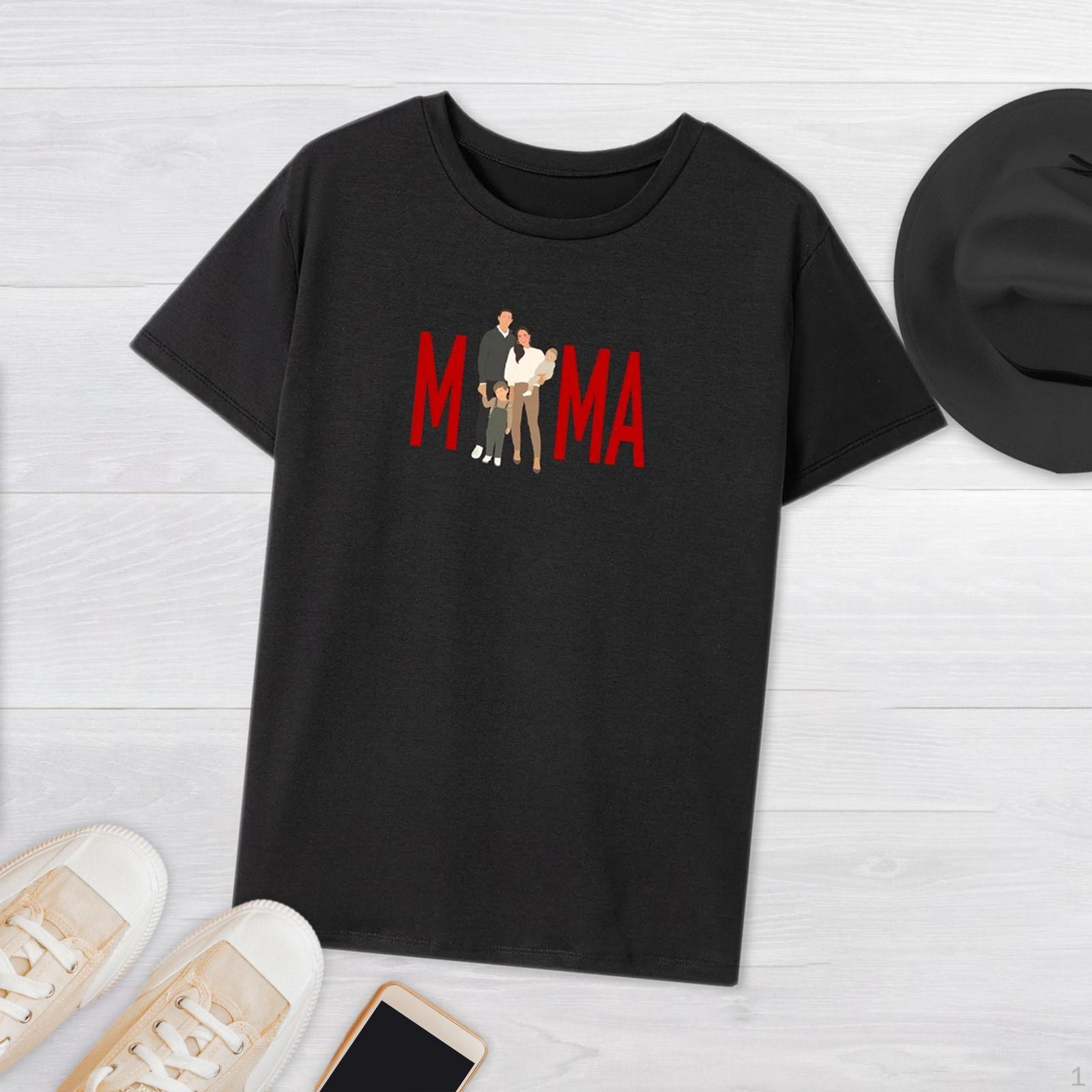 

T Shirt for Women Basic Tee Roundneck Short Sleeve Top Travel