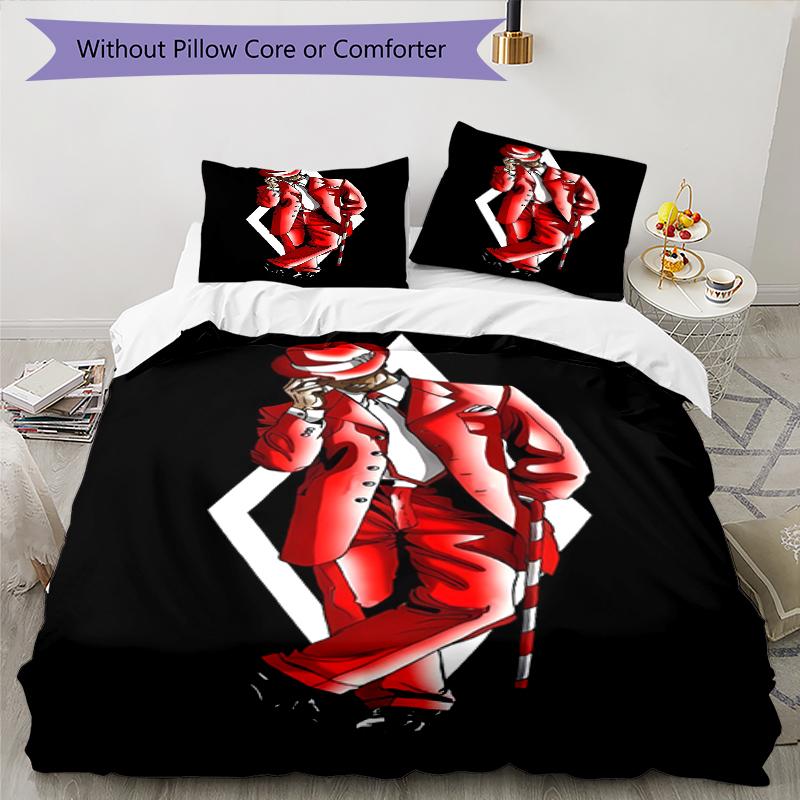 3pcs Kappa Alpha Psi logo pattern bedding set duvet cover set includes duvet cover &pillowcases, perfect all season bedroom decoration & gift