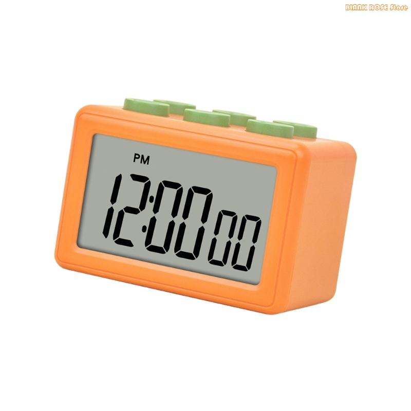 K1AE Triplicate Function Digital Clock Alarm Clock Dense ABS Substance Tall Accuracy Timing Exemplary For Cooking Workouts Study
