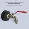 S60x6 Adapter Valve And 3/4-yvan 1000 Liter Ibc Water Tank(faucet Only)