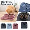 Silicone Pet Slow Feeder Lick with Strong Suction Cups, Non- Bowl for Dogs and Cats