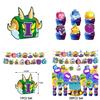 Blox Fruits Cartoon Theme Birthday Party Decorations Set Flags Balloons Cake Toppers