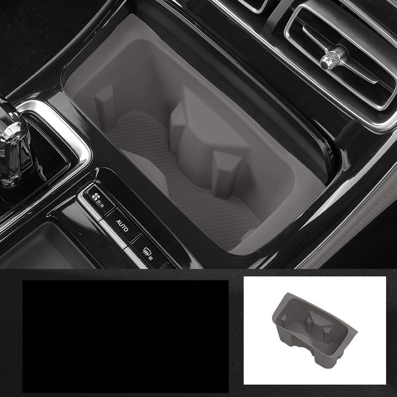 For Geely Boyue L Atlas IV 2025 Silicone Water Cup Cover Car Central Control Panel Modified Protective Dust Pad Car Accessories